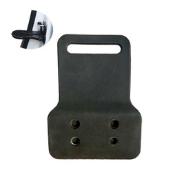 Rubber Wrapped Stainless Steel Plate for Car Door Step Hook, Car Door Latch Protector, Reduces Scratches or Dents on Car, SUV and Truck