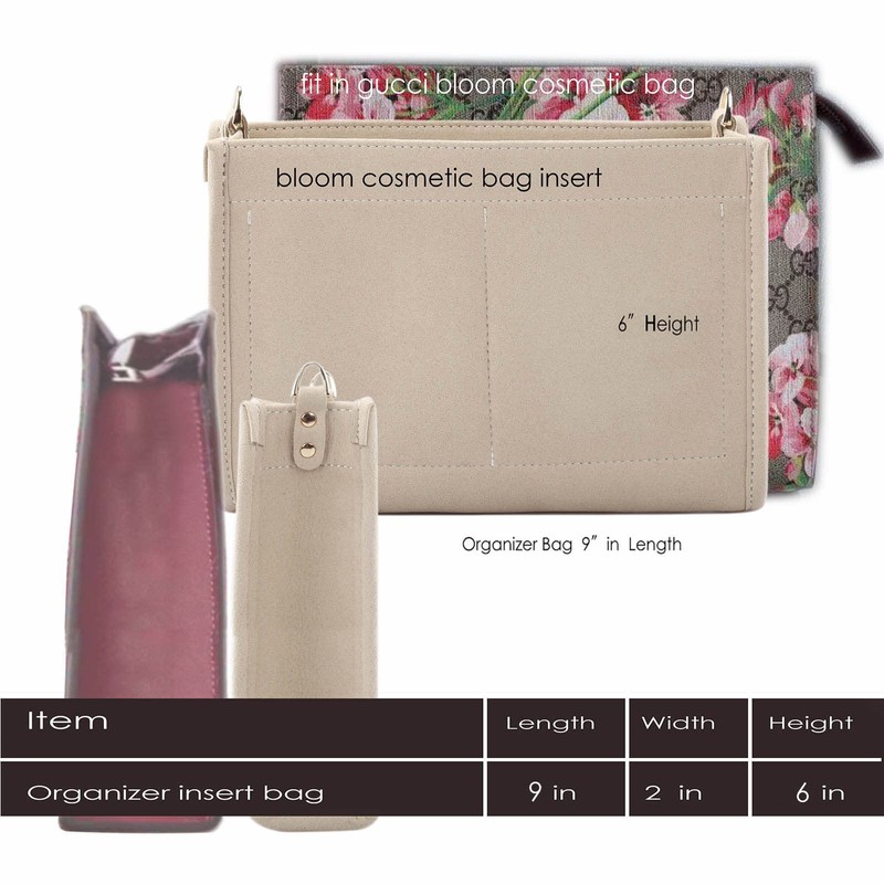 Senral Microfiber Small Bag Organiser Insert for Toiletry Pouch 26/19