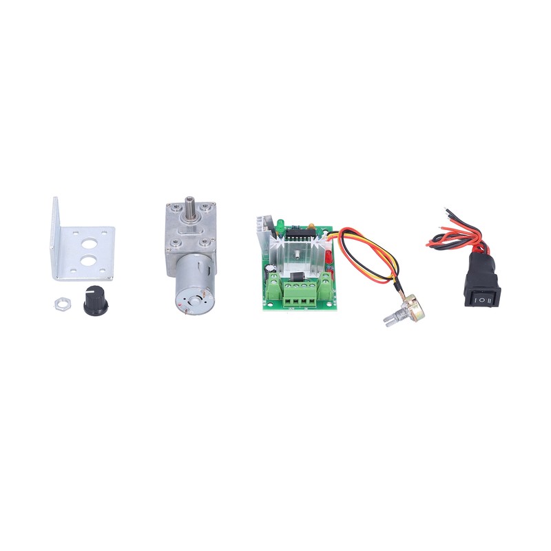 DC 24V Worm Gear Motor with Governor High Torsion Mini
