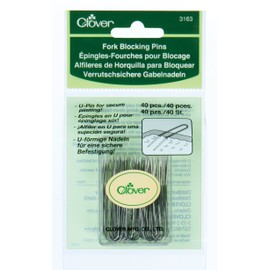Clover 3163 Fork Blocking 40 Count U-Pins, 1-3/4-Inch