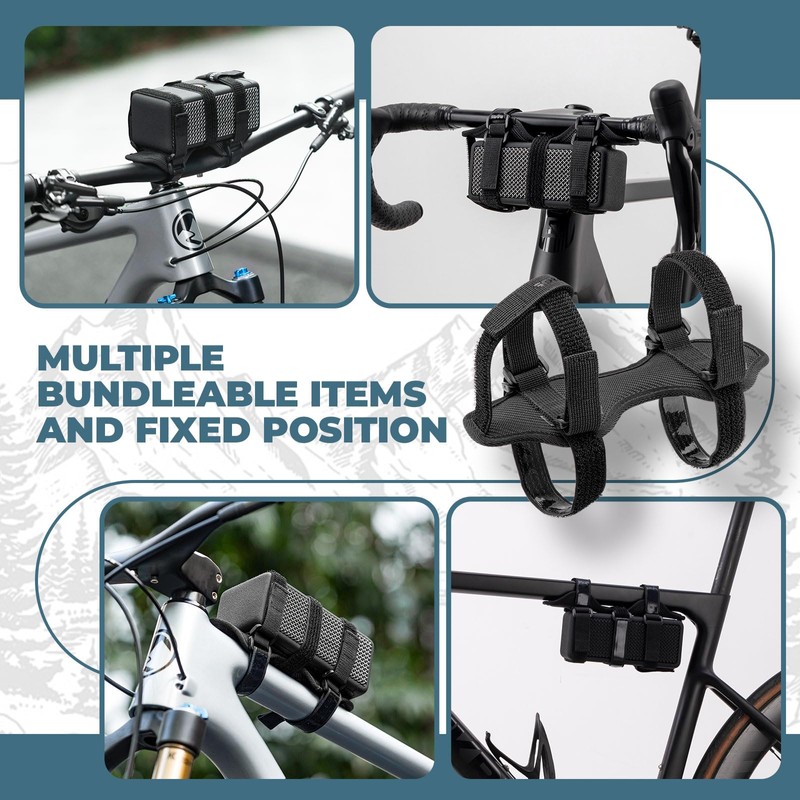 ROCKBROS Bicycle Bottle Holder, Water Bottle Holder, Adjustable Speaker Strap