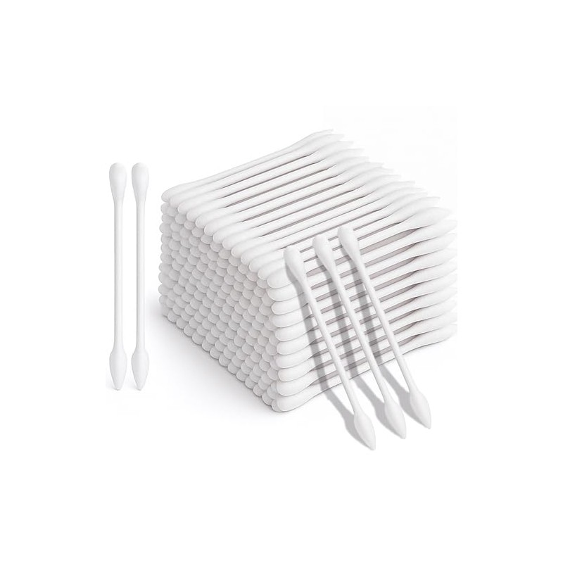 Pointed Tip Cotton Swabs, 800 Count Double Precision Tips Cotton