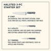 Chicago Cutlery Halsted (3-PC) Cutlery, Ergonomic Handles and Sharp Stainless