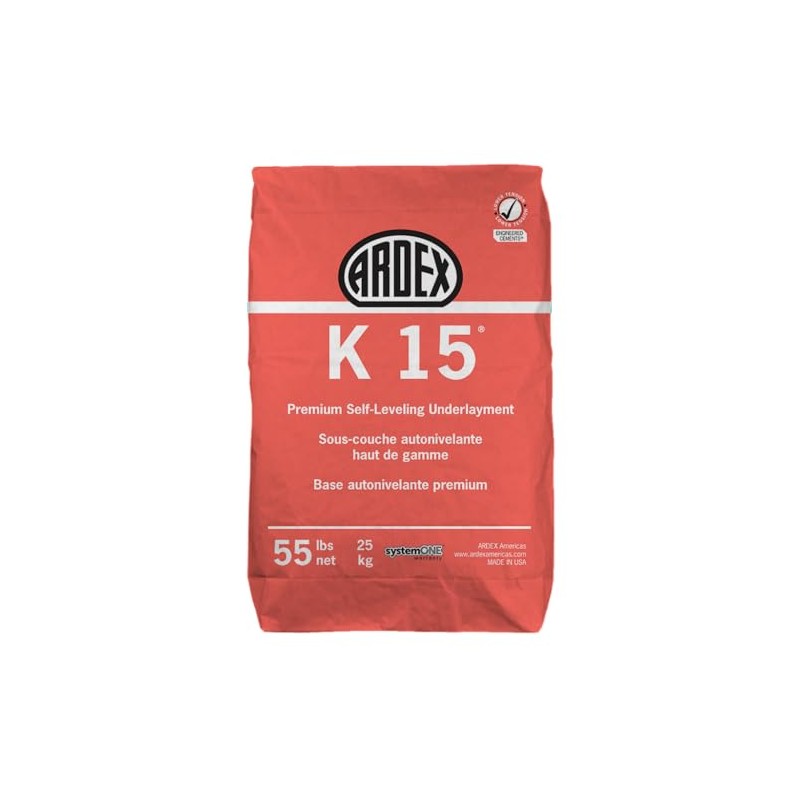 ARDEX K 15 Premium Self-Leveling Underlayment for Smoothing Interior Concrete