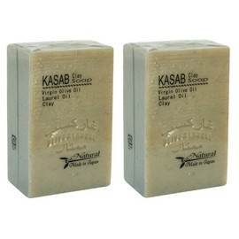 Cassab Clay Soap Set of 2 [From Aleppo Soap Craftsmen]