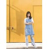 Pincy Denim Apron, Unisex Adjustable Bib Apron with Pockets for
