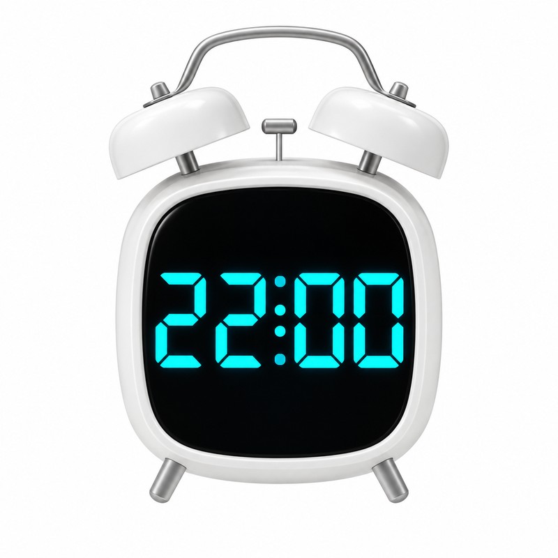 Super Loud Digital Alarm Clock with Dual Bell – LED