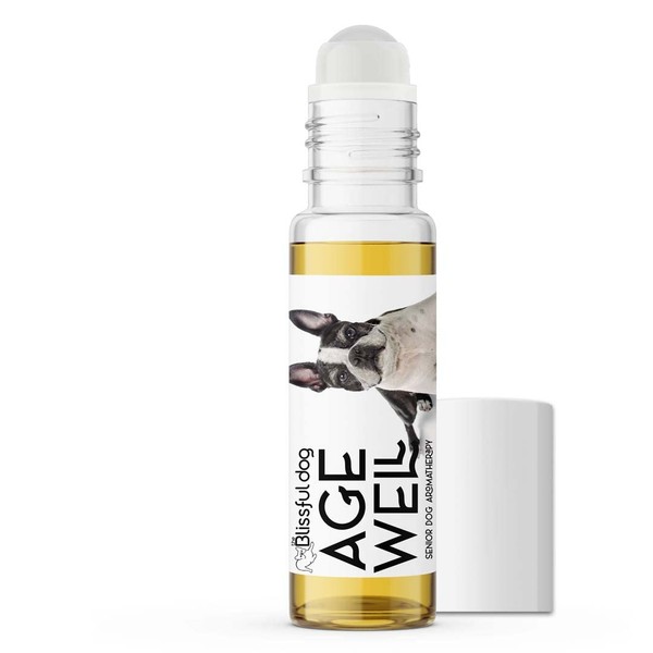 The Blissful Dog Boston Terrier Age Well Dog Aromatherapy Roll-On