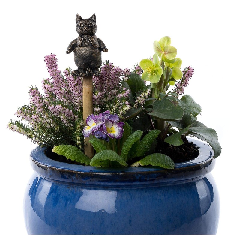 Cane Companions Beatrix Potter Tom Kitten Stake Topper - Handmade