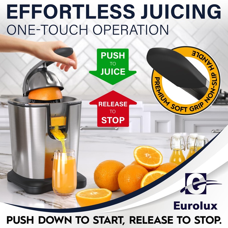 Eurolux Electric Citrus Juicer Power Pro - With 300 Watts