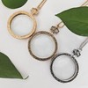 YYHSND 10X Magnifying Glass Necklace Magnifier Necklace Pendant Optical Magnifier