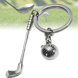 Golf keychain key ring wallet pendant decoration keychain craft golf keychain GD15251 100ea