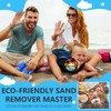 Antfuny 2 Pack Sand Rremover for Beach Eraser Women Dog