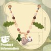 Pram Chain Wooden Baby Pram Toy Pram Chain Boy Girl