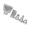 Hot Air Tip Heating Nozzle Set of 5 Stainless Steel