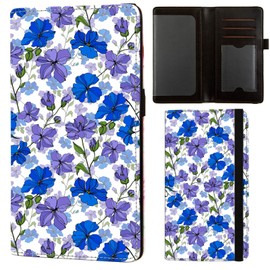 ANNAMISSI Checkbook Cover,Checkbook Cover for Duplicate Checks,RFID Checkbook Register Cute Wallet Women Men Credit Card Holder (Hibiscus Rose)