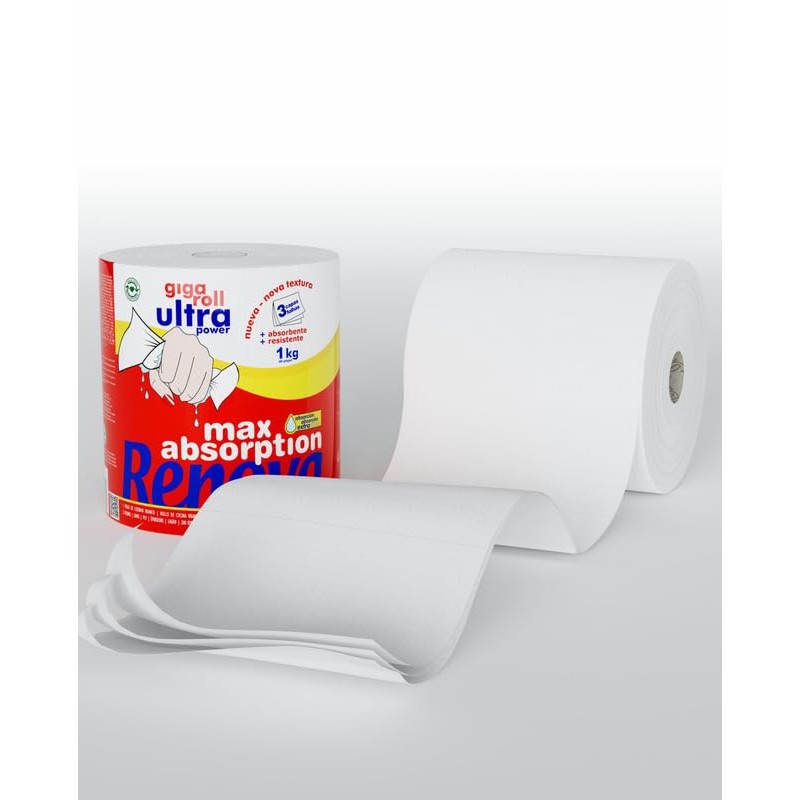 Renova Max Absorption 200058150, Extra XXL Paper Towel, 1 Roll,