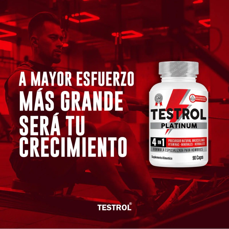 Suplemento En Cpsula Testrol Platinum Hmb , Zma De Testrol