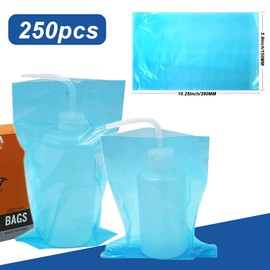 LEAYOKA Tattoo Bottle Bag - Pack of 250 Disposable Tattoo Laundry Bottles Bag Covers Sleeve Squeeze Bottle Tattoo Bottles Cover Tattoo Accessories