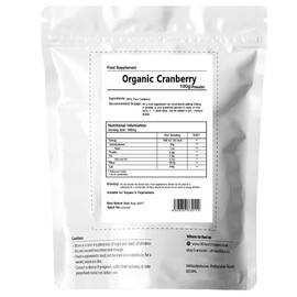 UKHealthHouse Cranberry Powder | High Strength Vegan Powder | Supplement for Women & Men | Alternative to Cranberry Tablets or Cranberry Capsules (100g)