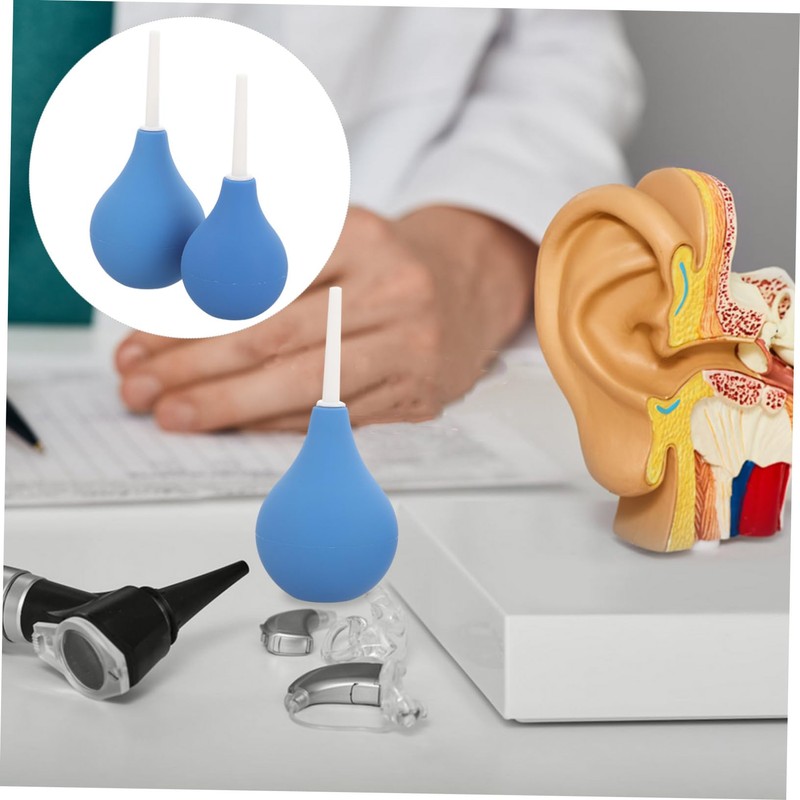 IWOWHERO 2pcs Ear Cleaning Bulb Kit Multi-functional Ear Washing Squeeze