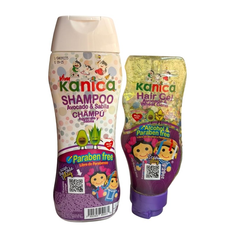 Kit Kanica Shampoo (Tapa Blanca) + Gel Avocado