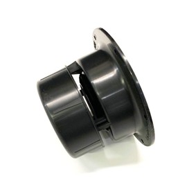 Automotive Authority Plastic Attic/Plumbing Vent Cover 1-1/2" Pipe Diameter RV Trailer (Black)