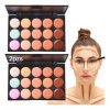 Mafab 2 Piezas Paleta De 15 Correctores Granos Maquillaje Contorno