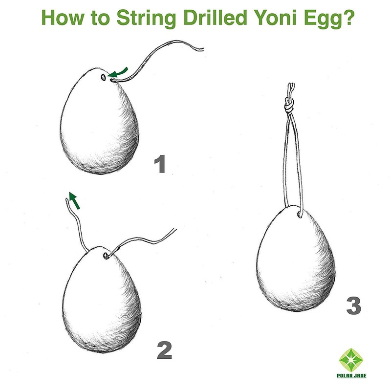 Medium Drilled Obsidian Egg – Natural Gemstone Tool for Pelvic