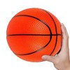6インチ PVC ミニバスケットボール プロミニバスケットボールフープ用 安全 小さなバスケットボール ドア掛け用 バスケットボールフープセット ゴム製交換用バスケットボール リトルバスケットボールフープゲーム用