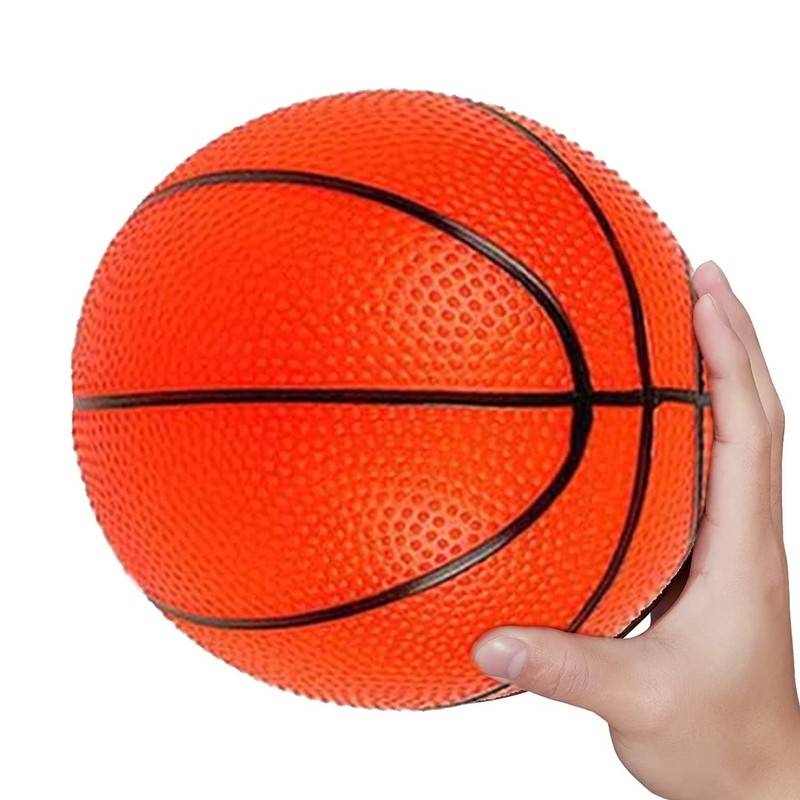 6インチ PVC ミニバスケットボール プロミニバスケットボールフープ用 安全 小さなバスケットボール ドア掛け用 バスケットボールフープセット ゴム製交換用バスケットボール リトルバスケットボールフープゲーム用