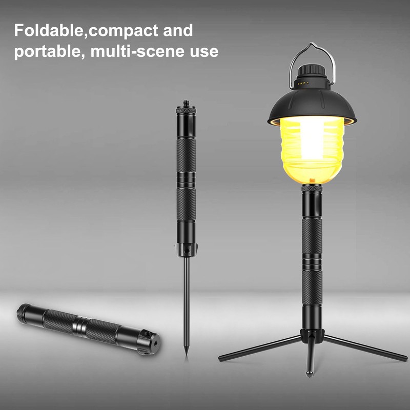 Camping Camera Tripod Detachable Aluminum Alloy for Outdoor Live Streaming