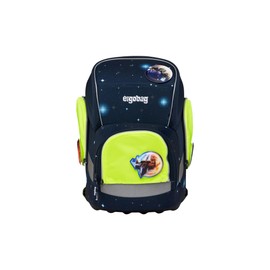 ergobag Fluo Zip Set Visibility Set Pack Cubo and Cubo Light Purchased After July 2019 Set 3-Piece, yellow, Sports