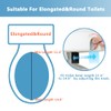 WeHwupe Raised Toilet Seat with Handles for Elderly - Toilet