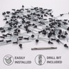 SKIR'CO Pack of 100 blind rivets painted 3.2 x 8