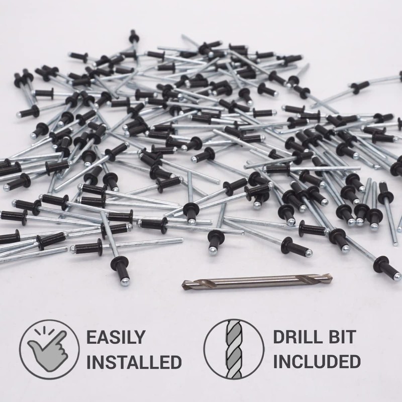SKIR'CO Pack of 100 blind rivets painted 3.2 x 8