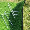 WeedGuard Garden Decorative Stakes – Heavy Duty Galvanized Build, Outdoor