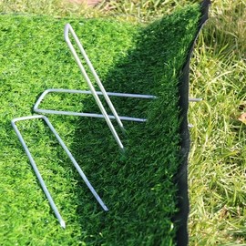 WeedGuard Garden Decorative Stakes – Heavy Duty Galvanized Build, Outdoor Landscape and Garden Decor