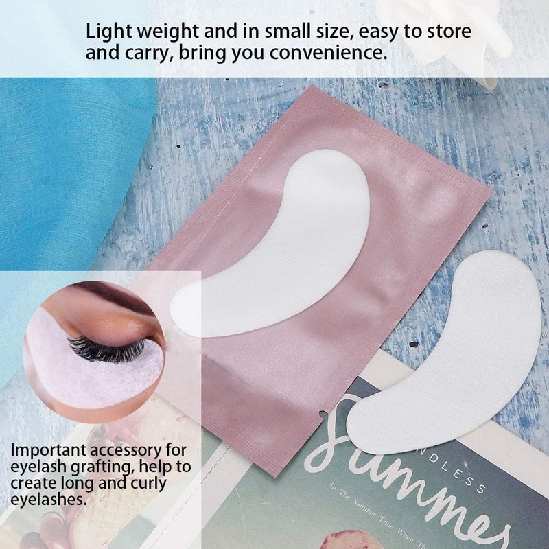 Eyelash Extension Pad, 50 Pieces Under Eye Pads Pure Natural