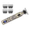 Electric Hair Trimmer Clipper USB Portable Professional Retro Hair Cutting