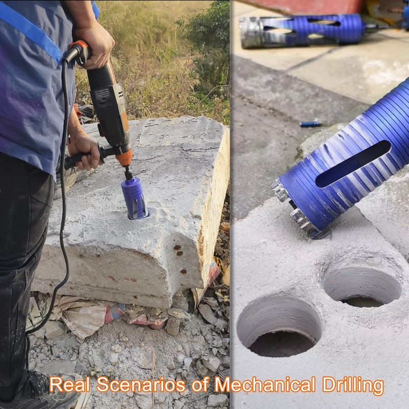 DaduoRi 4-1/4" Pro Dry Core Drill Bit with Pilot Bit