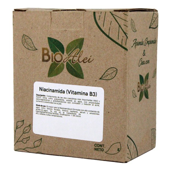 Niacinamida (vitamina B3) Uso Cosmtico 50gr Momento De Aplicacin Danoche