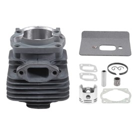 Wisyurt 44MM 52CC Cylinder Assy 1E44F-5 44F-5 44-5 BG520 CG520 Assembly Piston Kit Ring Pin Clip Rebuild Trimmer Parts