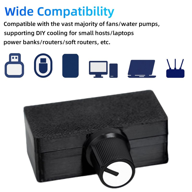 4 Pin 12V PWM Fan Controller with Type C Interface