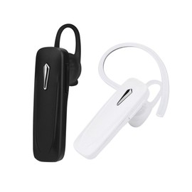 TEHAUX 2pcs Wireless Earphones for Outdoor Activities Stereo Headset with Low Power Consumption Suitable for Running Hiking and Daily Use Black White