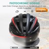 Victgoal Bike Helmet Goggles Visor Strong Magnetic Eye Shield (Photochromic)