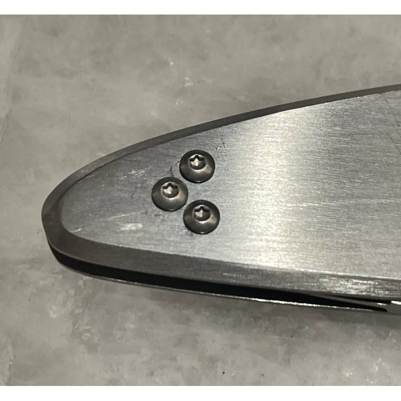 DH Stainless Screws to Plug Spyderco Police C07 Delica 4