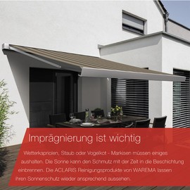 warema ACLARIS Sun Protection Textile Impregnator Long-Term Waterproofer Permanent Waterproofer for Awnings