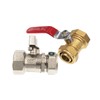 Brass Lever Ball Valve with Portable Handle Isolation Valve Compression