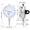 Bestgle 0-10mm Dial Test Indicator Gauge 0.01mm Accuracy Metric Dial